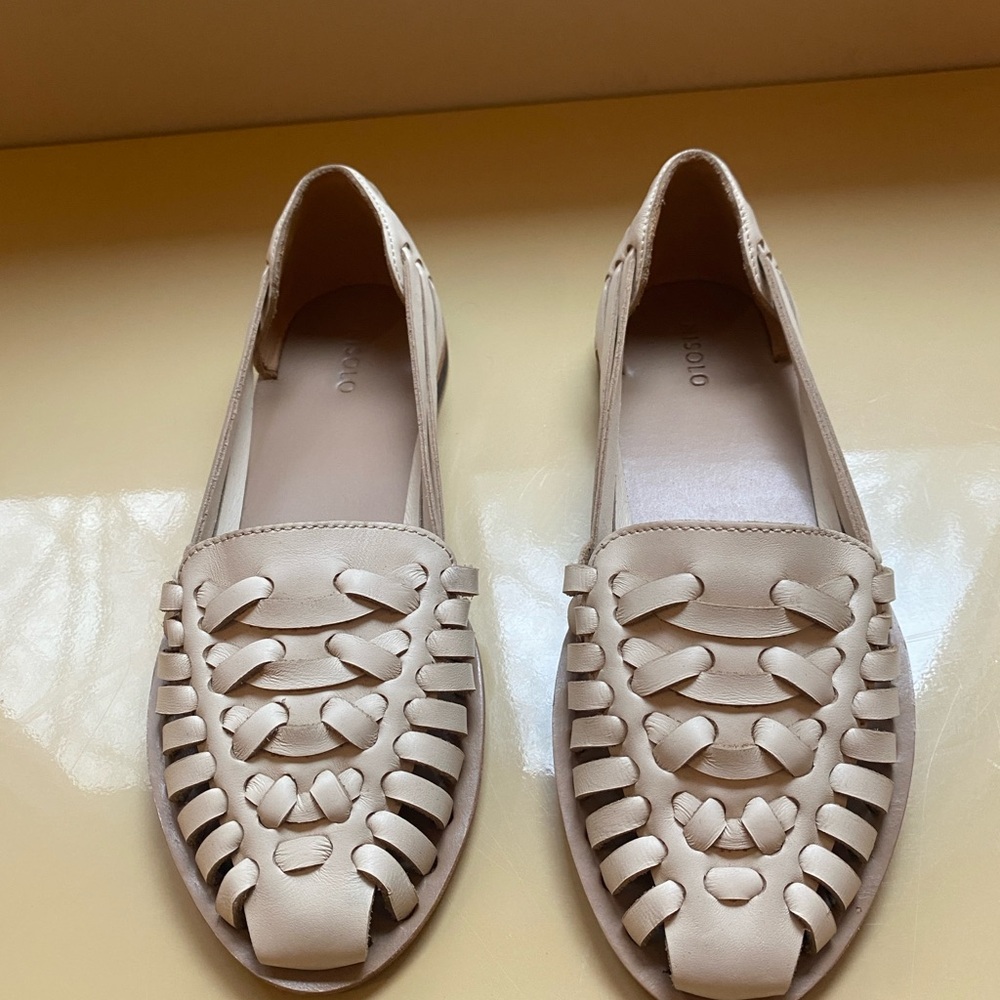 NIB Nisolo huarache sandals in Bone size 6